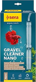 sera Gravel Cleaner Nano | Aquarium Bodengrundreiniger rund | Mulmsauger für Nano-Aquarien | Rei…