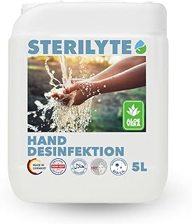 HD Deluxe Händedesinfektion alkoholfrei 5L Aloe Vera – Hautschonendes Desinfektionsmittel für…