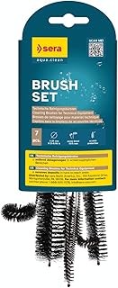 sera Brush Set | Reinigungsbürsten für Aquariumtechnik wie Filter, Auslaufrohre oder Deko | Set…