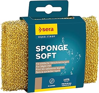 sera Sponge Soft | Reinigungsschwamm Aquarium | entfernt Algen am Glas in Aquarien