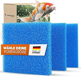 saarschaum • Filtermaterial für Aquarium & Teichfilter • Filterschwamm für gesunde Fische &…