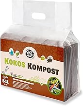 Coco&Coir® 6 x 650 (9L) Kokoserde | Kokosblumenerde| Kokospflanzerde | Kokos-Kompost | Blumenerd…