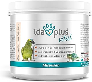 Ida Plus – Mispusan Pulver 200 g – Mineralfuttermittel mit Vitamin D3, Calcium & Spurenelementen …