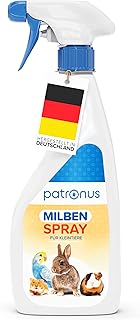 Milbenspray Meerschweinchen, Kaninchen & Kleintiere wie Hamster oder Wellensittich 500ml – Effekt…