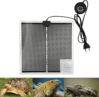 Terrarium Heizmatte, Reptil Heizmatten mit 7 Knöpfen zur Temperatureinstellung für Reptilien Sc…