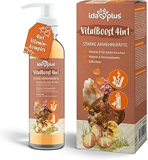 Ida Plus – VitalBoost 4in1 200 ml – Vitaminkonzentrat mit Vitamin ADEC für Starke Abwehrkrä…