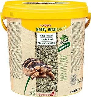 sera Raffy Vital Nature 10.000 ml (1,7 kg) | Hauptfutter für Landschildkröten & Herbivore Repti…