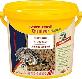 sera reptil Professional Carnivor Nature 3,8 l Schildkrötenfutter | Wasserschildkröten Futter f…