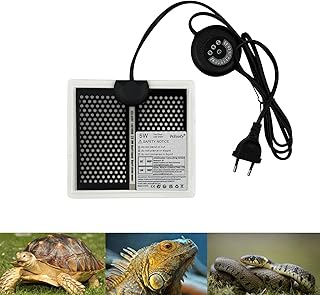 Terrarium Heizmatte, Reptil Heizmatten mit 7 Knöpfen zur Temperatureinstellung für Reptilien Sc…