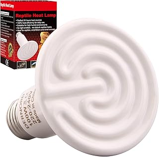 DERNORD Heizlampe E27 Wärmelampe Terrarium – 100W Keramik Heat Emitter Reptilien Dunkelstrahler …