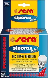 sera siporax mini Professional 500 ml (130 g) – Hochleistungsfiltermedium speziell für kleinere …